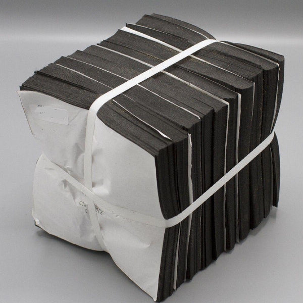 H&V #1525B 1.5 oz Black Tearaway 8" Square Sheets 500 pieces